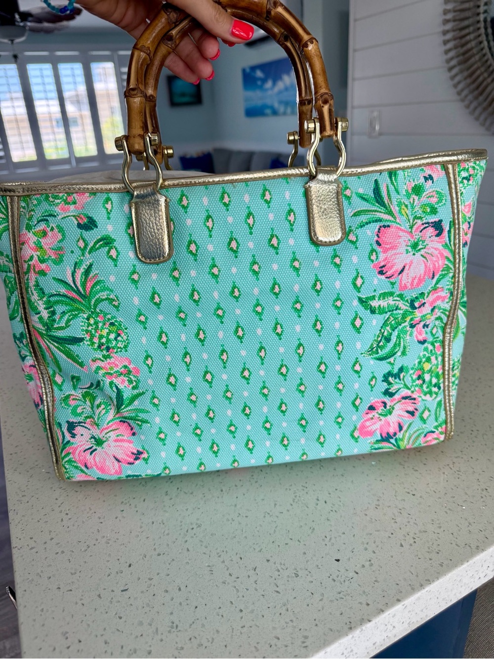 Lilly Pulitzer Tote. NWOT 👜 🌺 - Picture 2 of 8